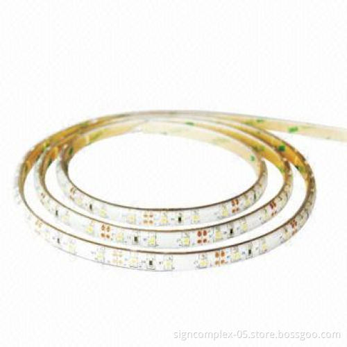 High brightness flexible LED strip with 3528 PU glue potted